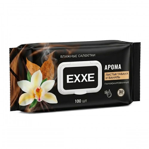 EXXE влажные салфетки АРОМА Табак 100 шт_2